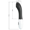 Pretty Love - Elemental Vibrateur Point G 30 Modes Noir